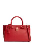 American Icon Mini Tote Leather Red Tommy Hilfiger