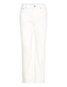 High Rise Straight Chalk White White Calvin Klein Jeans