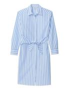 Yarndye Cotton Poplin Shirtdress Blue Calvin Klein Jeans