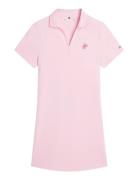 Th Script Open-Nk Polo Drs Pink Tommy Hilfiger