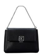 Emblem Hw Pebble Crossbody 20 Black Calvin Klein