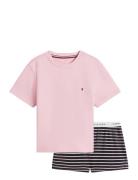 Ss Pj Set Pink Tommy Hilfiger