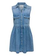 Onlcyrus Sl Short Dnm Dress Akm Blue ONLY