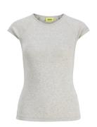 Jxstar Ss Raglan Tee Jrs Noos Grey JJXX