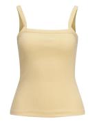 Jxfifi Str Sl Rib Top Jrs Sn Yellow JJXX