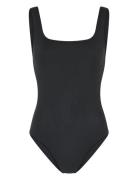 Square Neck Bodysuit Black Girlfriend Collective