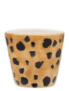 Leopard Espresso Cup Brown Anna + Nina