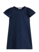 Festive Stud Aline Dress Ss Navy Tommy Hilfiger