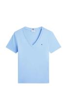 New Slim Cody V-Nk Ss Blue Tommy Hilfiger