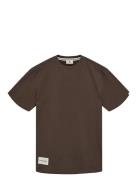 Akkikki S/S Tee Noos - Gots Brown Anerkjendt