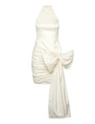 Satin Bow Dress Cream ROTATE