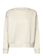 O-Neck Sweat Over Cream Enkel Studio