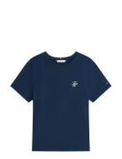 Th Script Reg C-Nk Ss Tee Navy Tommy Hilfiger