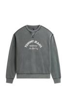 Tjm Reg Gmd Applique Crew Black Tommy Jeans