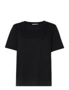 Cc Heart Basic Regular O-Neck T-Shi Black Coster Copenhagen