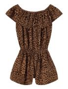 Nkfvinaya Ss Playsuit Fffff Noos Brown Name It