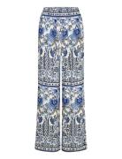 Rwelif Mw Trousers Blue Rosemunde