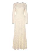 Rwdelicia Long Dress Cream Rosemunde