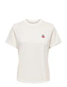 Jdypisa Life S/S Print Top Jrs Noos Cream JDY