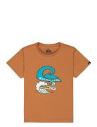 Ev Human Wave Ss Boy Brown Quiksilver