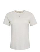 Ss Woven Label Classic Fit Tee Grey Calvin Klein Jeans