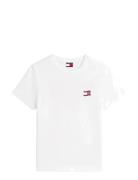 Tjw Reg Wavy Flag Ss Tee Ext White Tommy Jeans