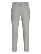 Jpstace Summer Linen Blend Chino Pant Sn Grey Jack & J S