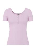 Pckitte Ss Top Jrs Noos Bc Purple Pieces