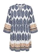 Carhavana 3/4 Tunic Dress Aop White ONLY Carmakoma