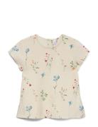 Vmjosie Ss Top Wvn Girl Cream Vero Moda Girl