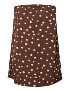 Pcmokka Bandeau Top Wvn D2D Pp Brown Pieces