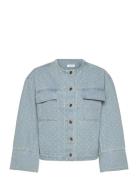 Jacket In Dot Denim Blue Coster Copenhagen