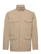 Water Repellent Field Jacket Beige Lindbergh Black