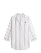 Ls Poplin Nightdress White Tommy Hilfiger