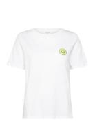 Cc Smile T-Shirt - Mid Sleeve White Coster Copenhagen