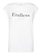 Endless T-Shirt - Cap Sleeve White Coster Copenhagen