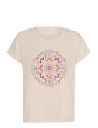 Crwrikki T-Shirt Cream Cream