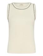 Crvillea Knit Top Cream Cream