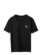 Chest Mono Logo Ss T-Shirt Black Calvin Klein
