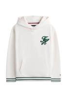 Th Script Graphic Hoodie Green Tommy Hilfiger