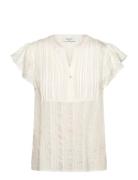 Rwmary Ss Top Cream Rosemunde