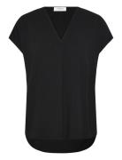 Rwraya Sl Blouse Black Rosemunde