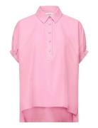 Rwmegan Ss Over Shirt Pink Rosemunde