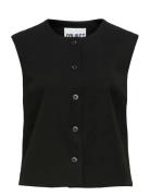 Objlisa Re Waistcoat Div Black Object