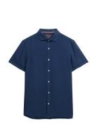 Vacation Linen S/S Shirt Navy Superdry