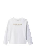 Glitter Aw Boxy L/S T-Shirt White Calvin Klein
