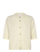 Kae Ss Knit Cardigan Cream Noella