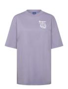 Over D_Tee_B_10 Purple HUGO BLUE