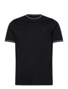 Twin Tipped T-Shirt Black Fred Perry