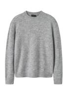 Nlmlodets Ls O-Neck Knit Grey LMTD